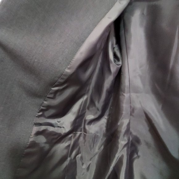 Bar III GREY Pocket Blazer Women size L - Picture 5 of 7